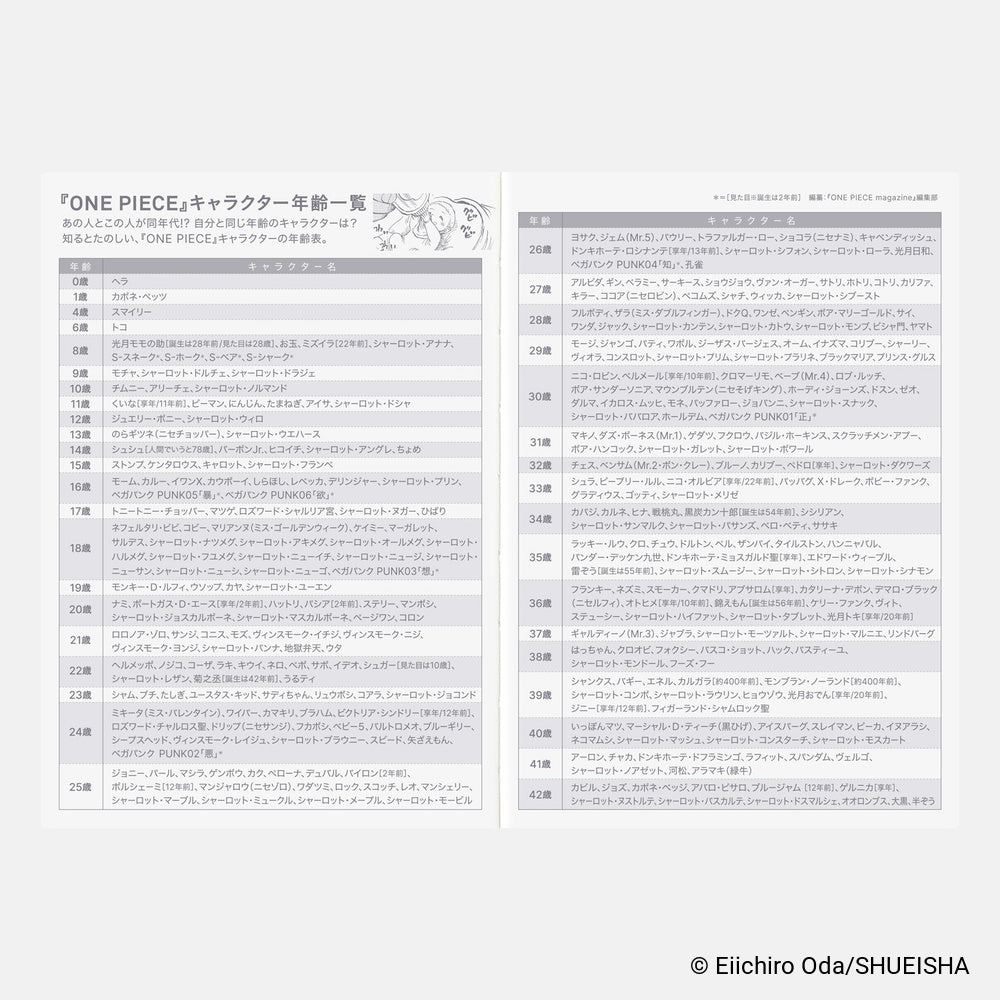 Hobonichi Techo 2027 - Japanese A6 Original Book - One Piece Edition [Jan & Mon Start]