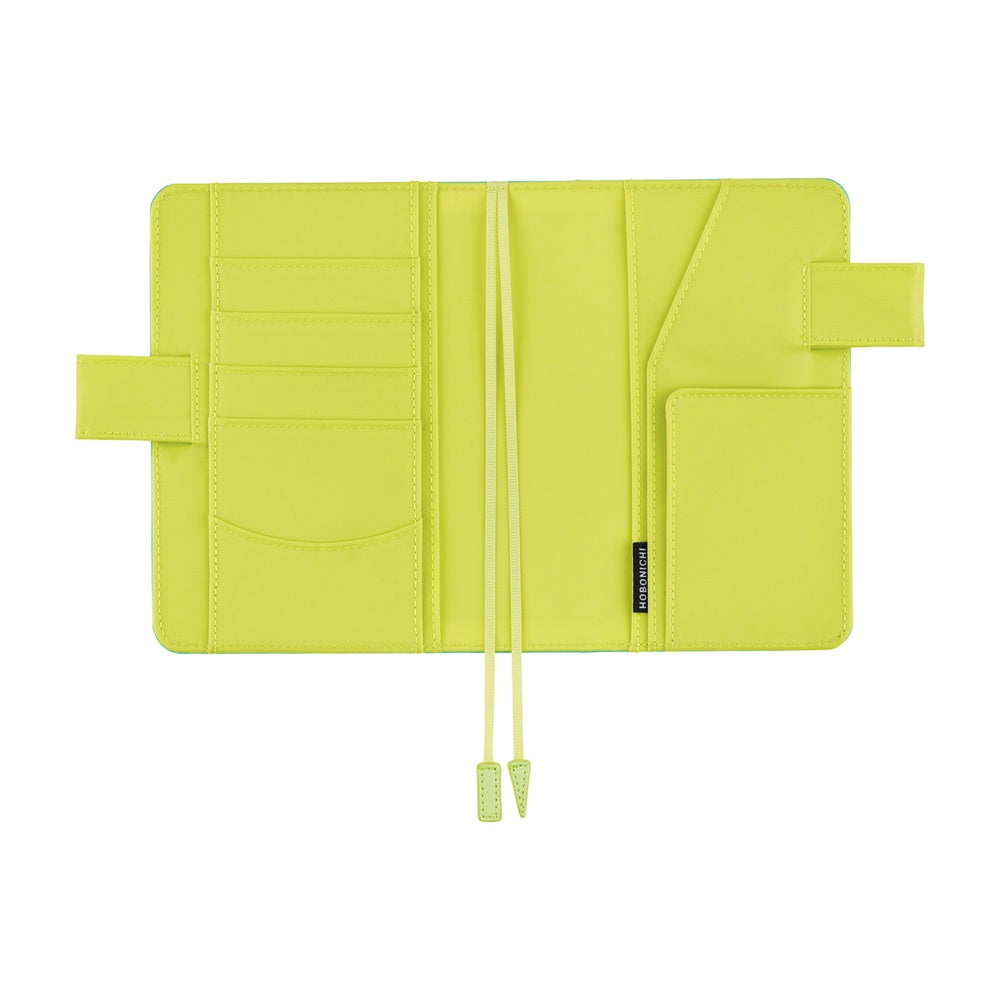 Hobonichi Techo 2026 - A6 Cover Only - Colors: Aqua Lime