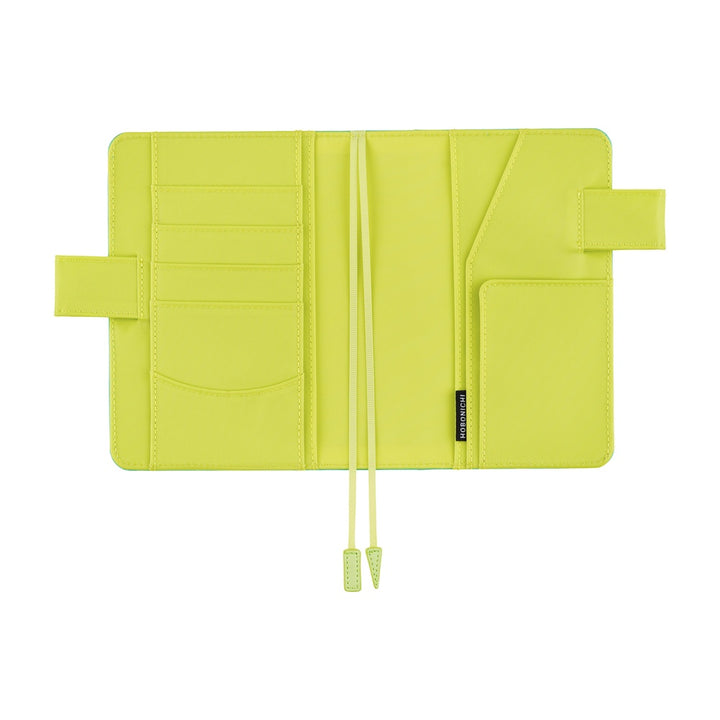 Hobonichi Techo 2026 - A6 Cover Only - Colors: Aqua Lime