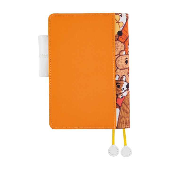 Hobonichi Techo 2026 - A6 Cover Only - 100%ORANGE: Squirrel Squadron