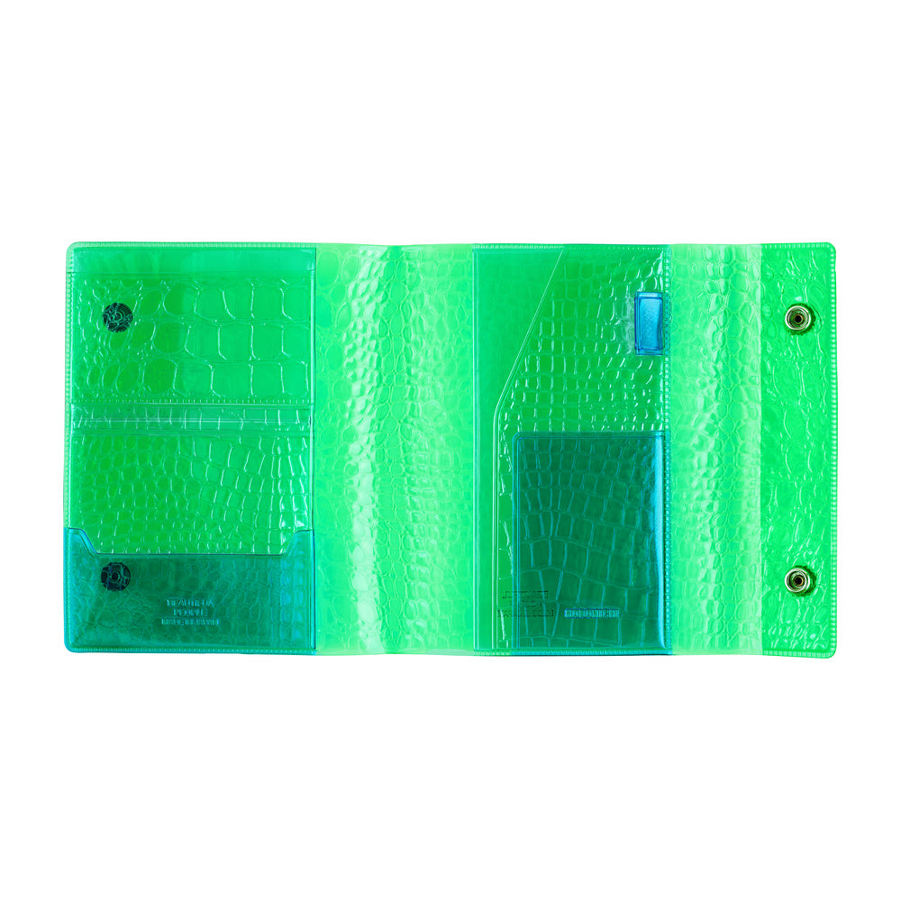 Hobonichi Techo 2027 - A6 Cover Only - beautiful people: Nothing to Hide (Green)
