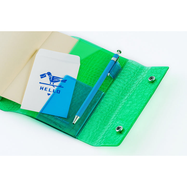 Hobonichi Techo 2027 - A6 Cover Only - beautiful people: Nothing to Hide (Green)