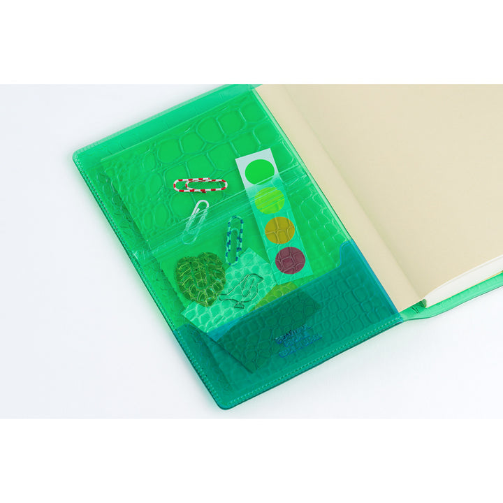 Hobonichi Techo 2027 - A6 Cover Only - beautiful people: Nothing to Hide (Green)