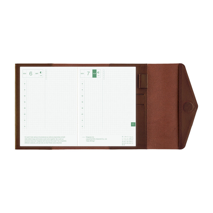 Hobonichi Techo 2027 - A6 Cover Only - Glow: Chianti