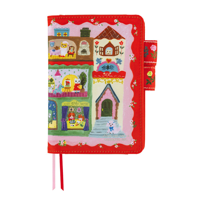 Hobonichi Techo 2027 - A6 Cover Only - Yumi Kitagishi: White Cat House