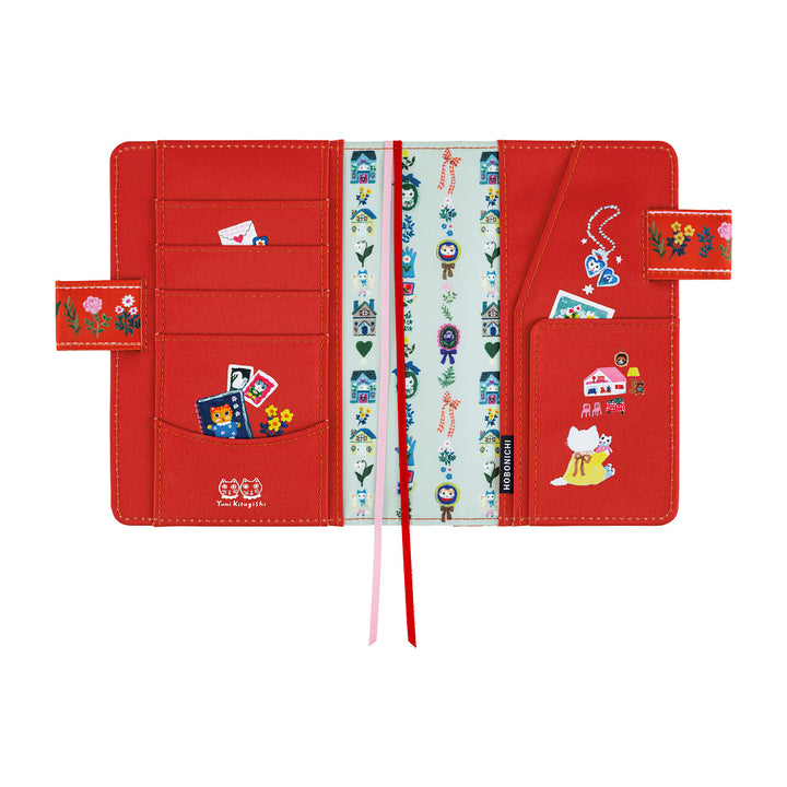 Hobonichi Techo 2027 - A6 Cover Only - Yumi Kitagishi: White Cat House
