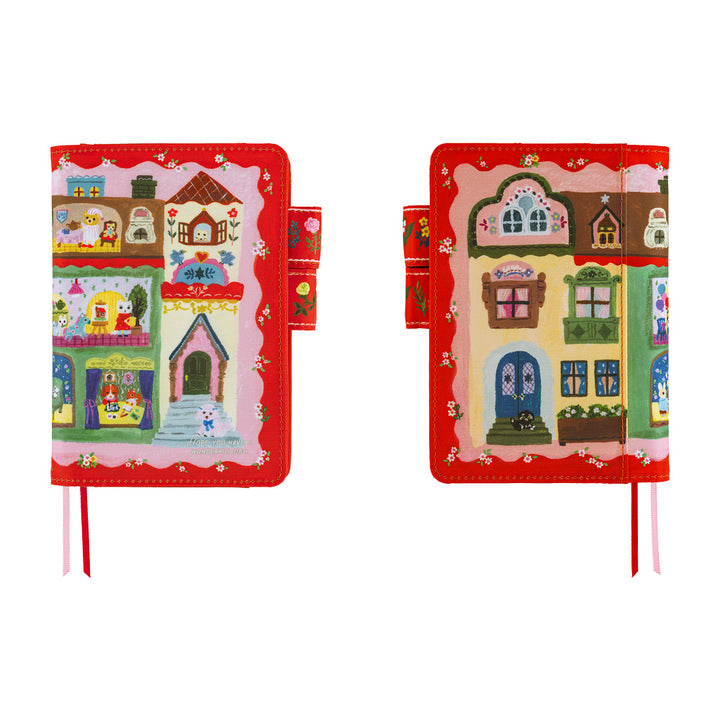 Hobonichi Techo 2027 - A6 Cover Only - Yumi Kitagishi: White Cat House