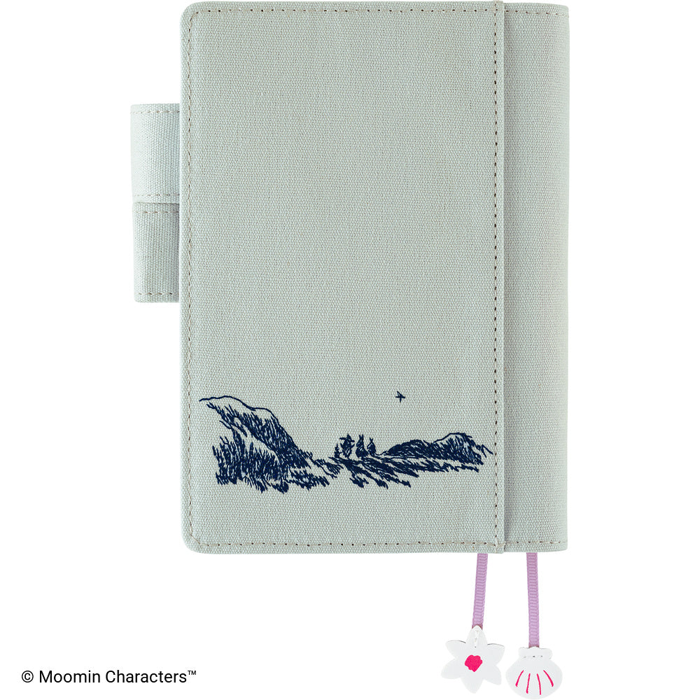 Hobonichi Techo 2027 - A6 Cover Only - Moomin: My Yard (Pale Mint)