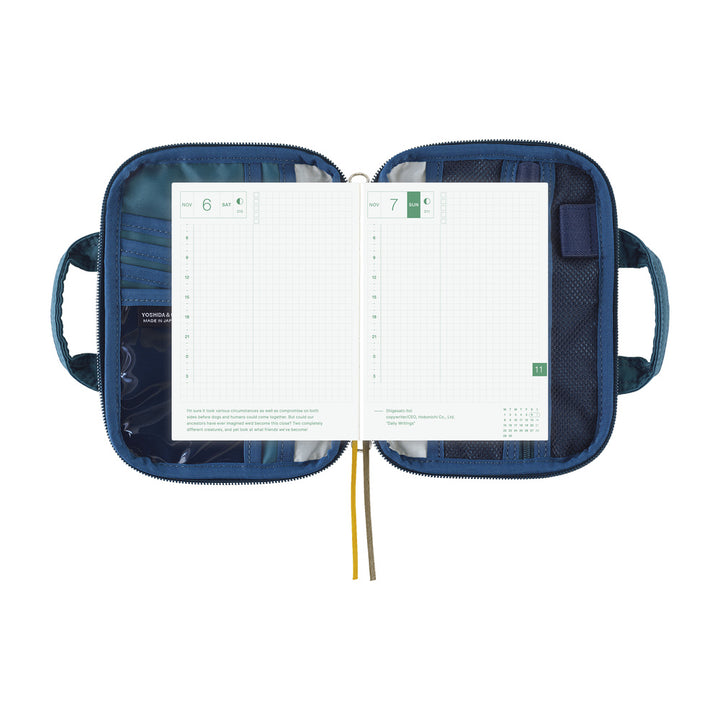 Hobonichi Techo 2027 - A6 Cover Only - POTR: Stride (Peacock Blue)