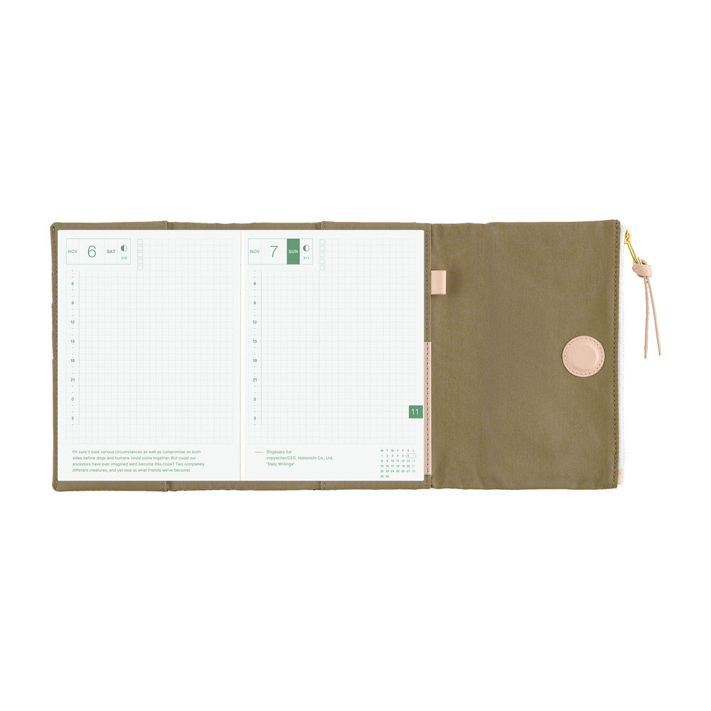 Hobonichi Techo 2027 - A6 Cover Only - Tragen: Bitter Plaid
