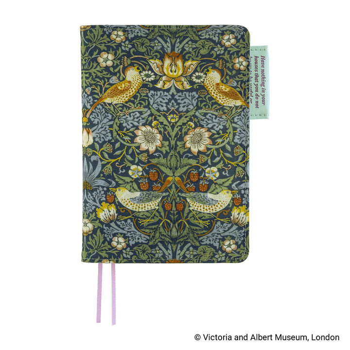 Hobonichi Techo 2027 - A6 Cover Only - V&A Series: Strawberry Thief