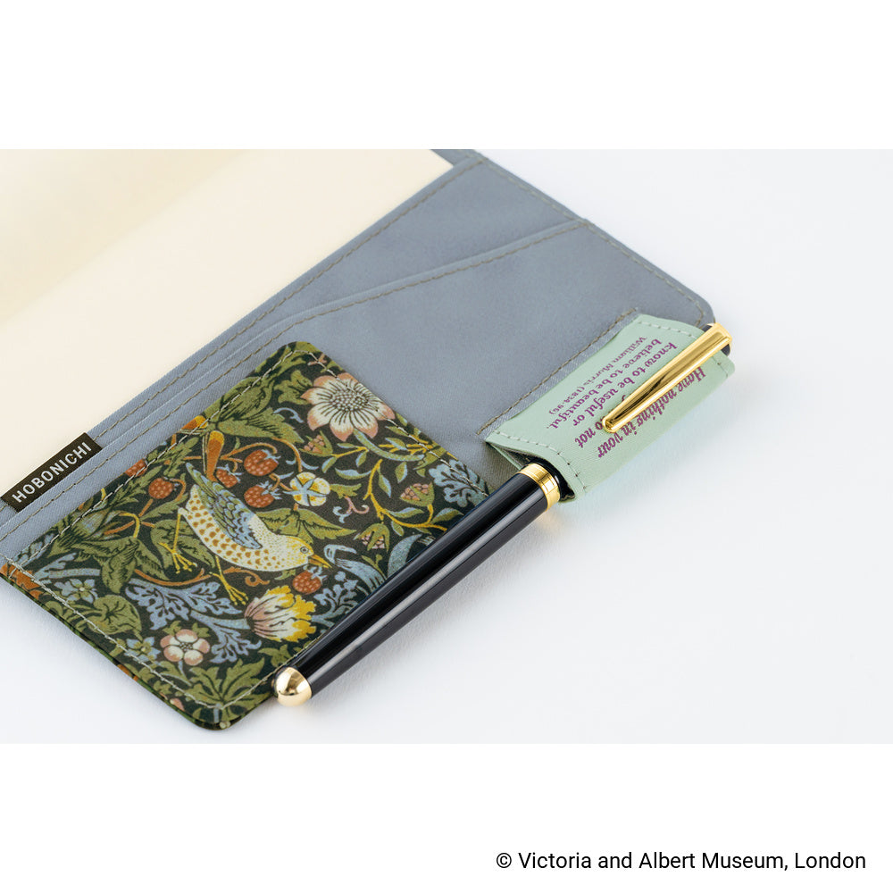 Hobonichi Techo 2027 - A6 Cover Only - V&A Series: Strawberry Thief