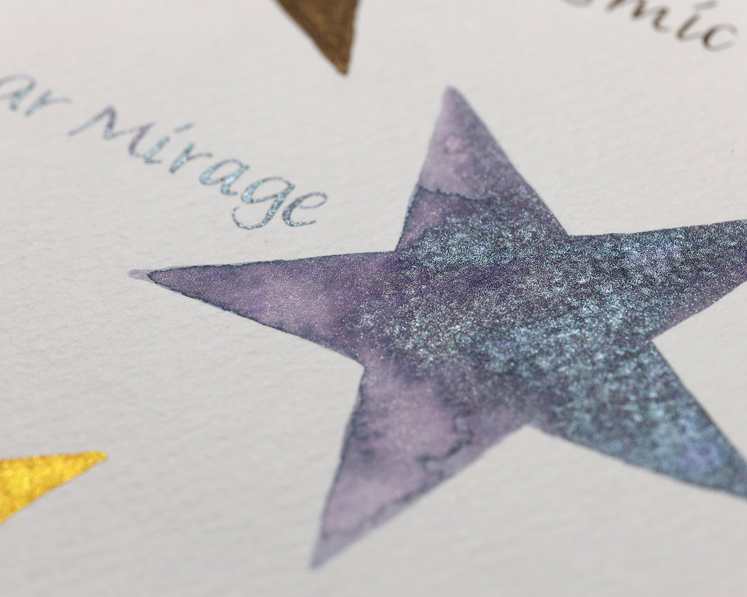 OCTOPUS FLUIDS - 30ml Celestial Glitter Fountain Pen Ink - Lunar Mirage