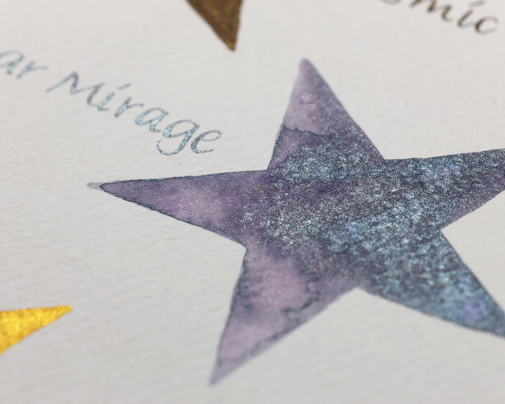 OCTOPUS FLUIDS - 30ml Celestial Glitter Fountain Pen Ink - Lunar Mirage