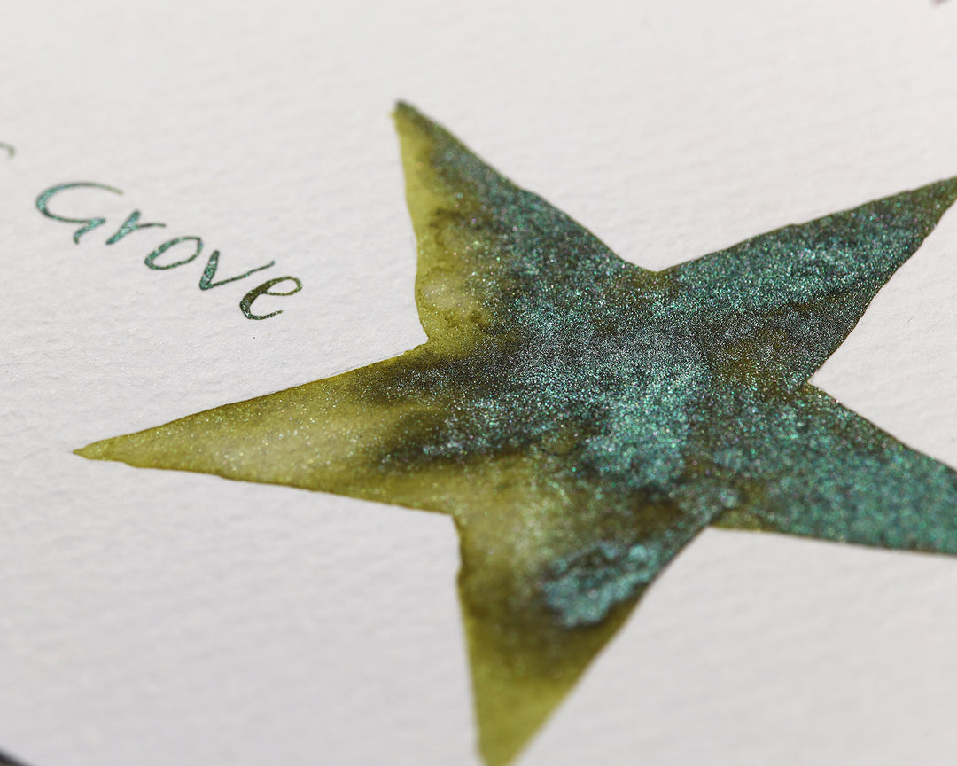 OCTOPUS FLUIDS - 30ml Celestial Glitter Fountain Pen Ink - Gaia's Grove