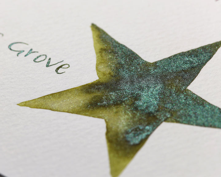 OCTOPUS FLUIDS - 30ml Celestial Glitter Fountain Pen Ink - Gaia's Grove
