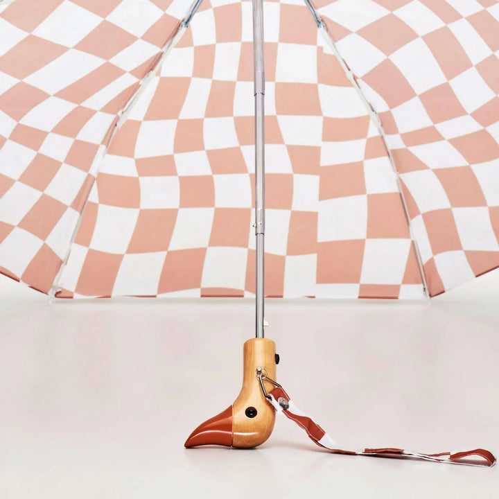 Original Duckhead - Compact Umbrella - Peanut Butter Checkers