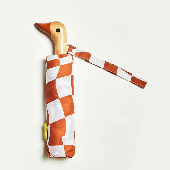 Original Duckhead - Compact Umbrella - Peanut Butter Checkers