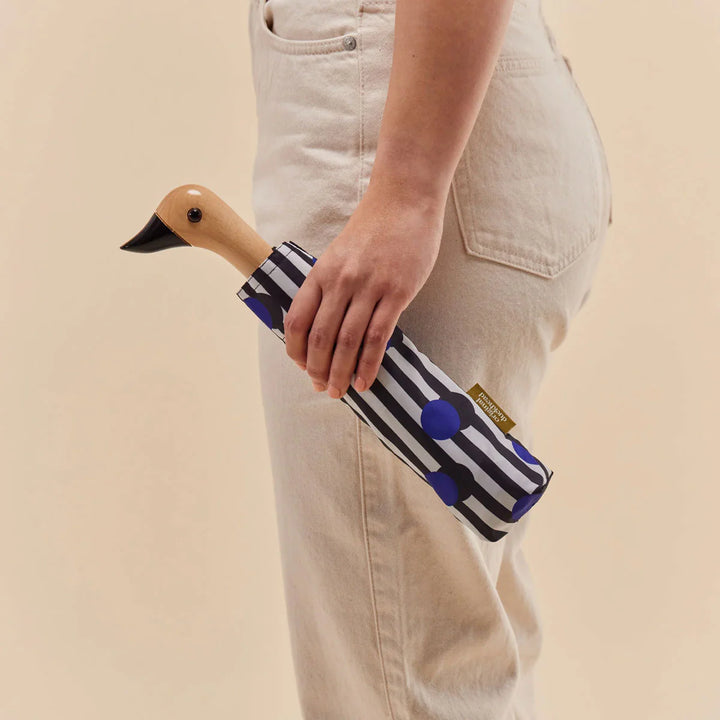 Original Duckhead - Compact Umbrella - Polkadot Stripe