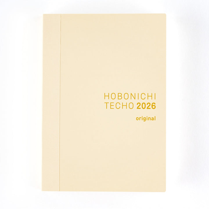 Hobonichi Techo 2026 - A6 English Original Book - 2026 January start (Monday start)