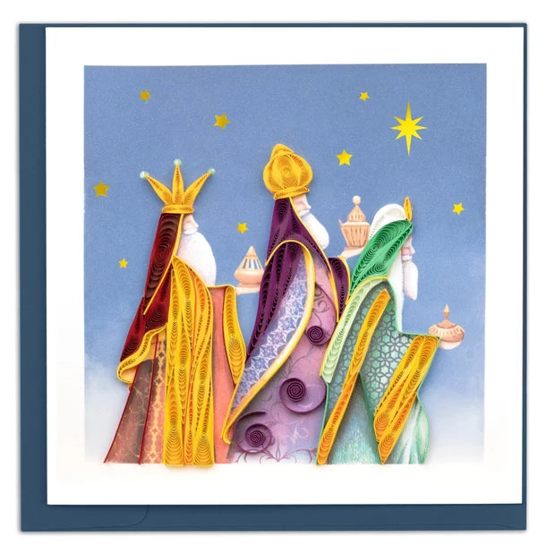 Quilling Card - Three Wise Men