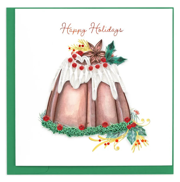 Quilling Card - Holiday Bundt Cake