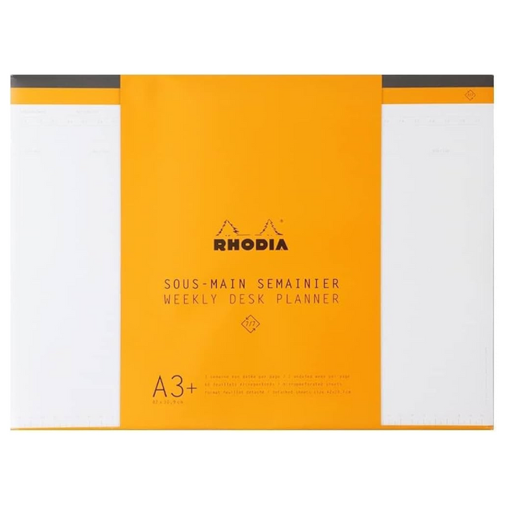 Rhodia - Weekly Desk Planner - A3 - 1 Undated Week Per Page