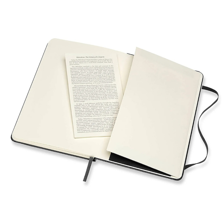 Moleskine - Classic Ruled Notebook - Large (Black/Softcover)
