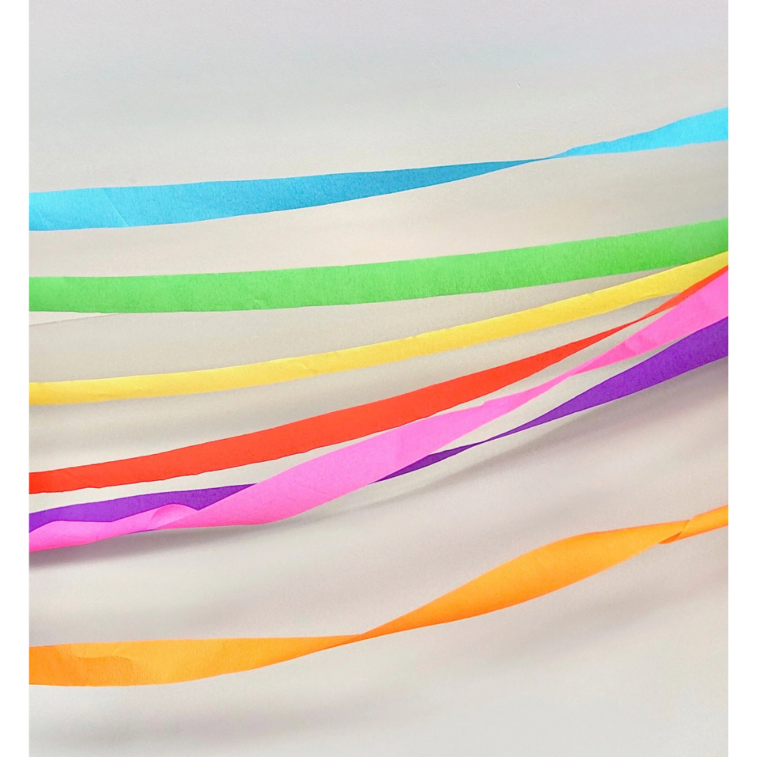 Party Partners Design - Rainbow Streamers - 7 Colours