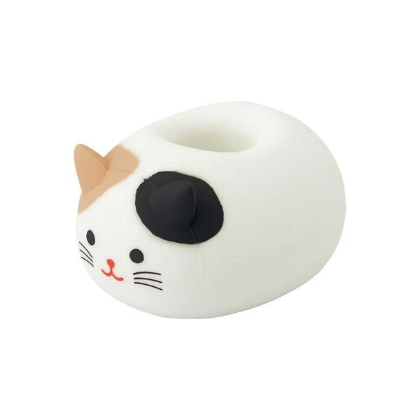 PUNILABO - Animal Nekorobi Pen Stand - Calico Cat