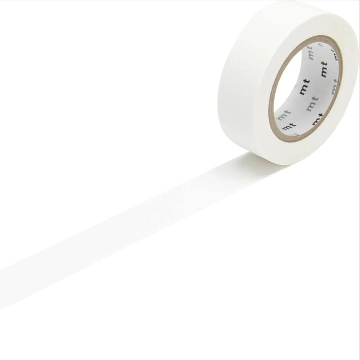MT - Basic Washi Tape - Matte White