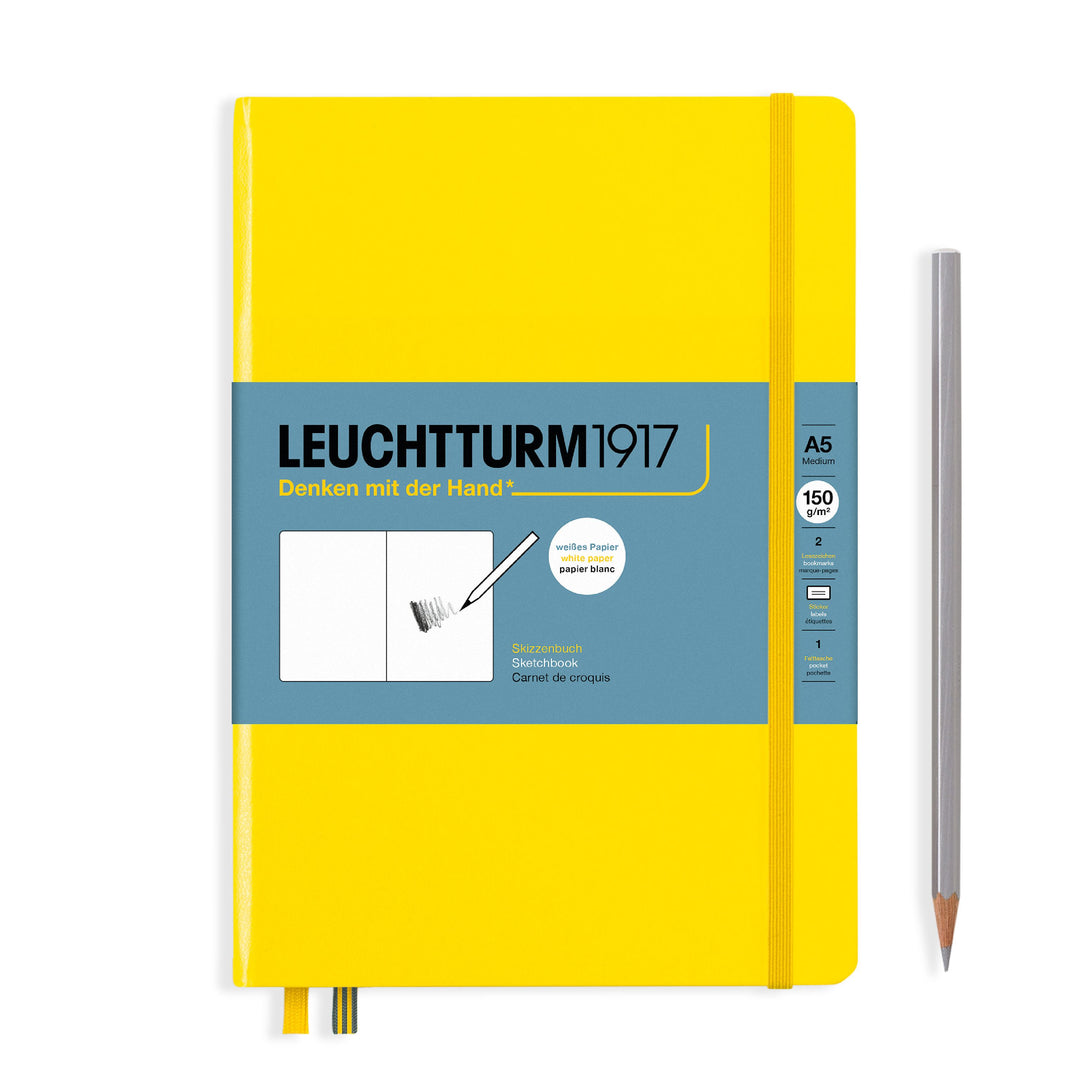 Leuchtturm1917 - Sketchbook Medium - A5 - Hardcover - Lemon
