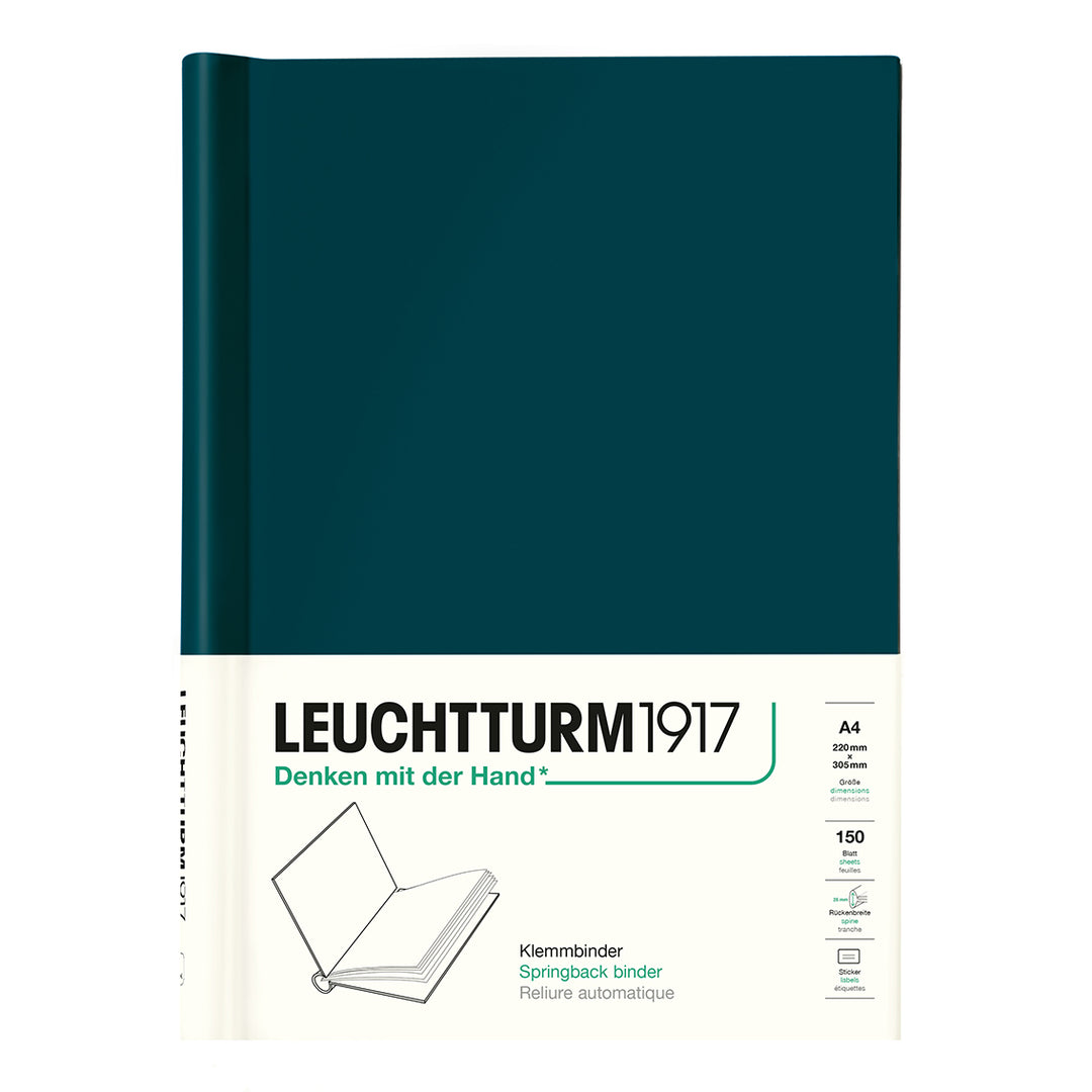 Leuchtturm1917 - A4 Springback Binder - Pacific Green
