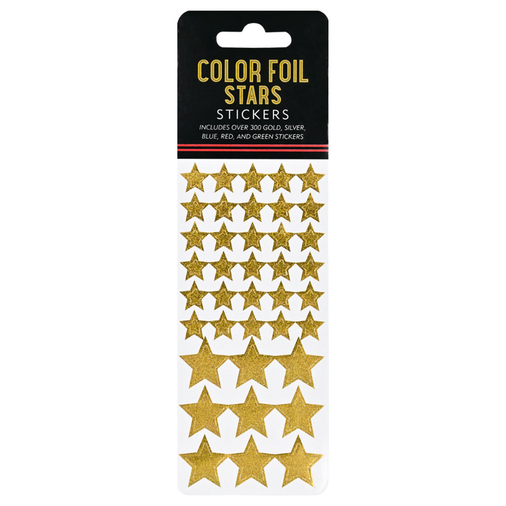 Peter Pauper Press - Sticker Set - Color Foil Stars