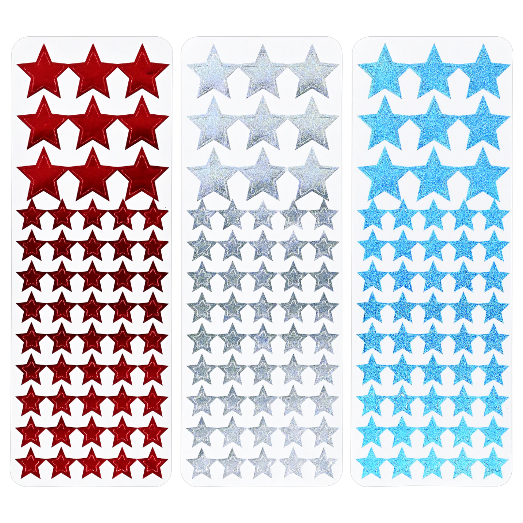 Peter Pauper Press - Sticker Set - Color Foil Stars