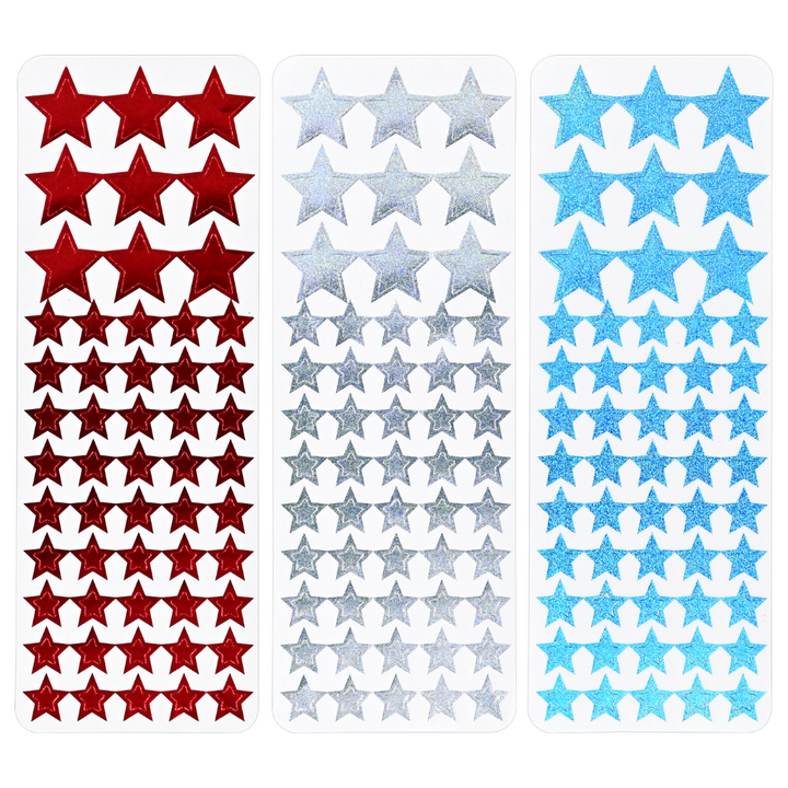 Peter Pauper Press - Sticker Set - Color Foil Stars