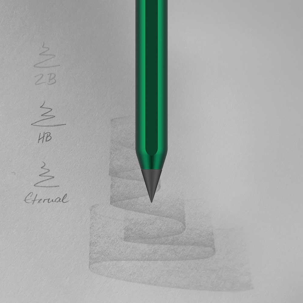Stilform - Aluminium AEON Nano Pencil - Graphite Tip - Aurora Green
