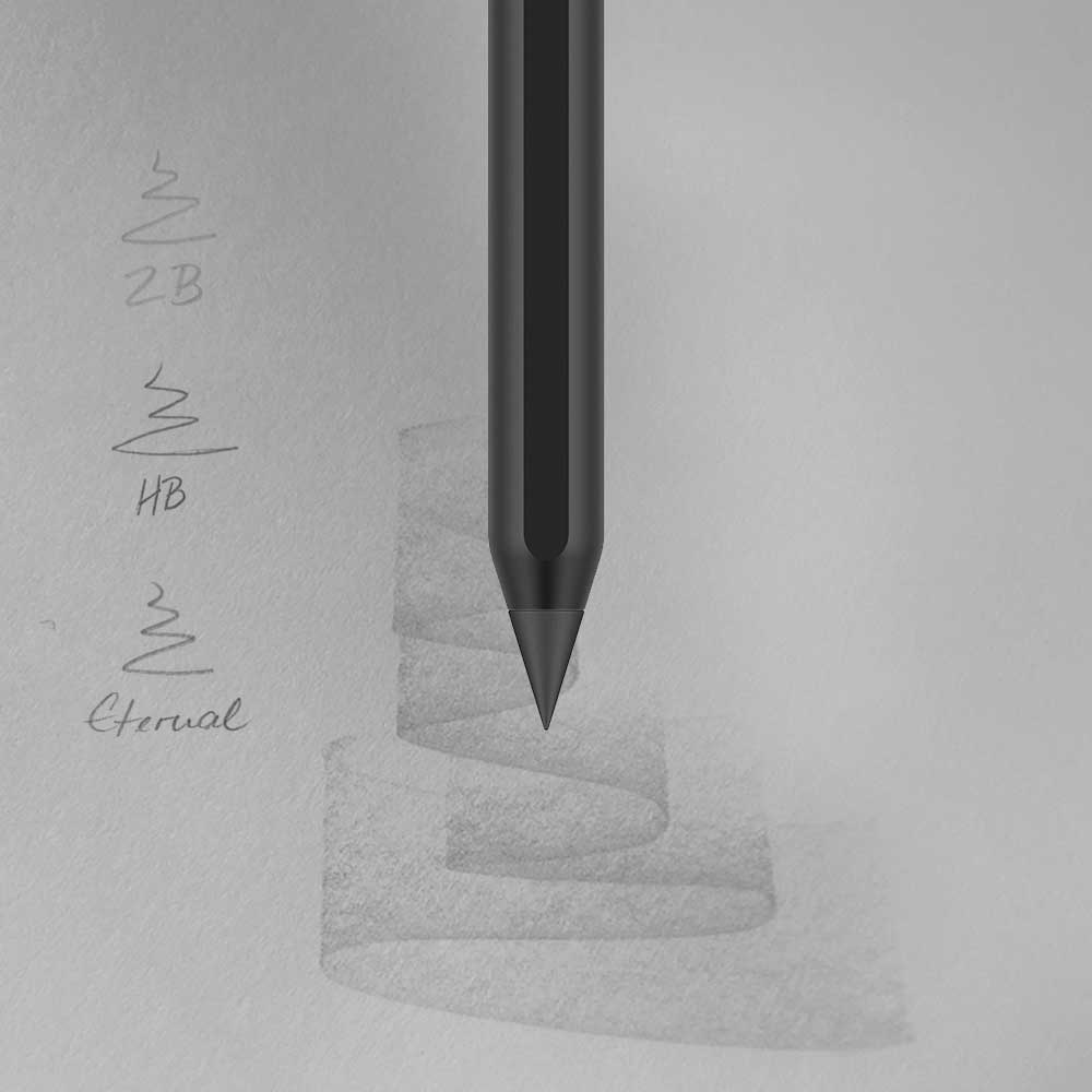 Stilform - Aluminium AEON Nano Pencil - Graphite Tip - Warp Black