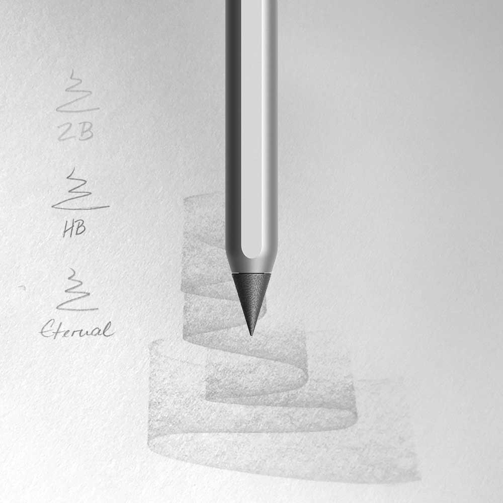 Stilform - Aluminium AEON Pure Pencil - Graphite Tip - Comet Grey