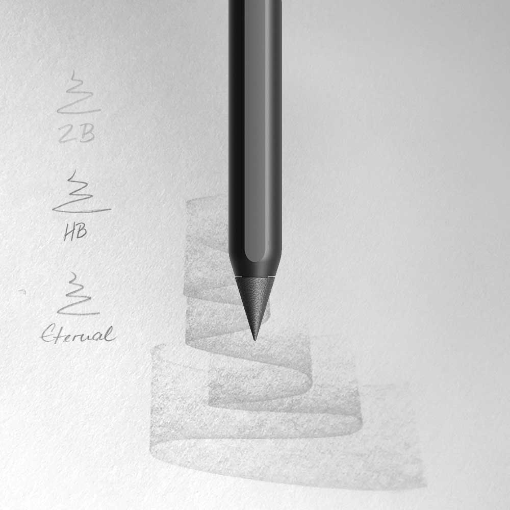 Stilform - Aluminium AEON Pure Pencil - Graphite Tip - Warp Black