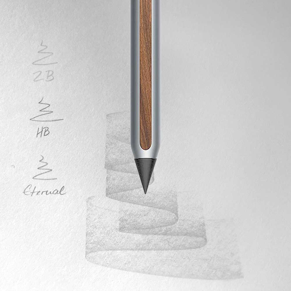 Stilform - Aluminium AEON Pencil - Graphite Tip - Comet Grey