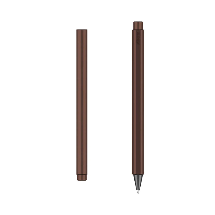 Stilform - Mid-Century Colour x FLOW Rollerball Pen - Walnut Brown
