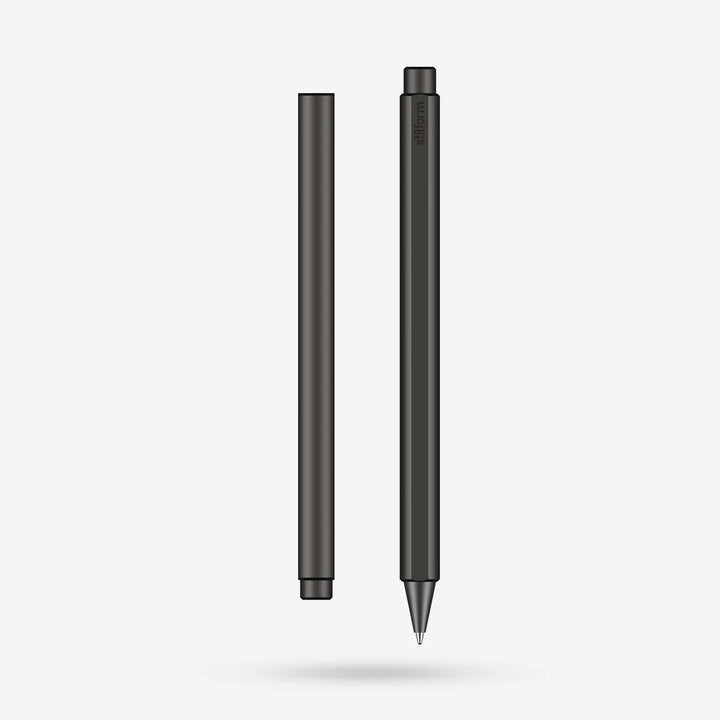 Stilform - Titanium FLOW Rollerball Pen - Titanium DLC Black
