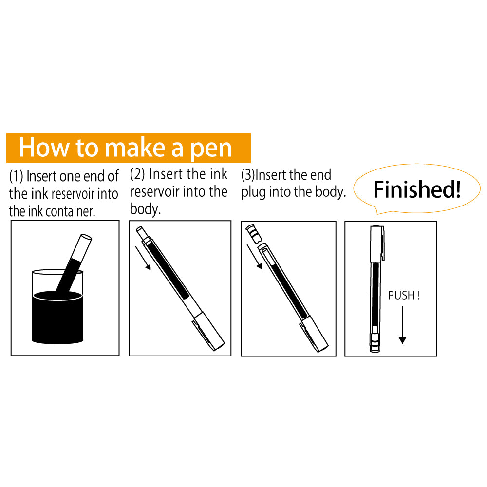 Kuretake - Karappo Pen - 5 Piece Set - Fine