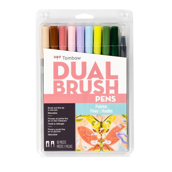 Tombow - Dual Brush Pen Set 10 - Fairies