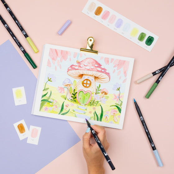 Tombow - Dual Brush Pen Set 10 - Fairies