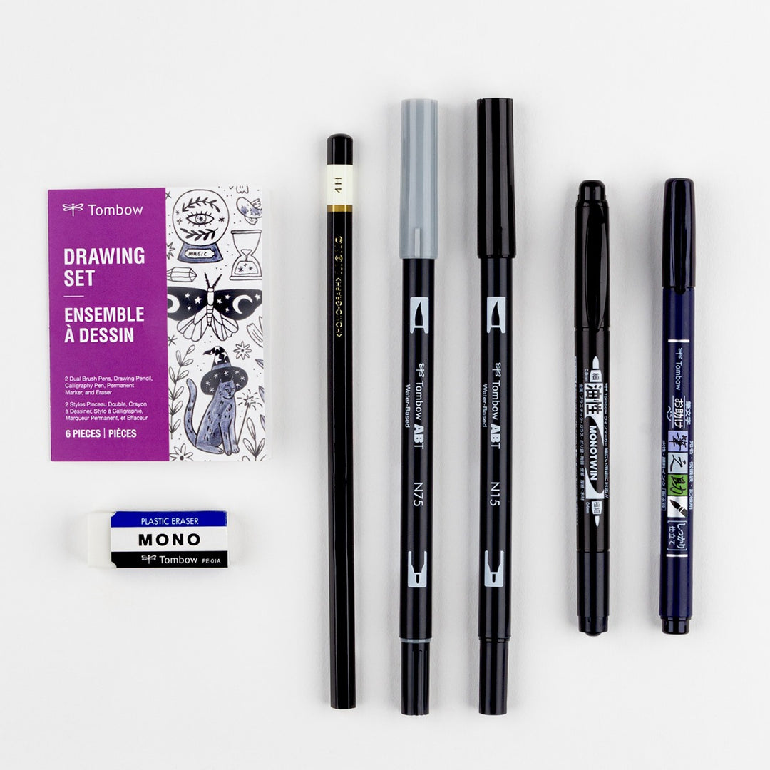 Tombow - Beginner Drawing Set - 6pcs