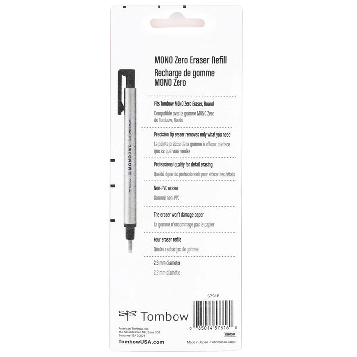 Tombow - MONO Zero Eraser Refill 2-Pack - Round