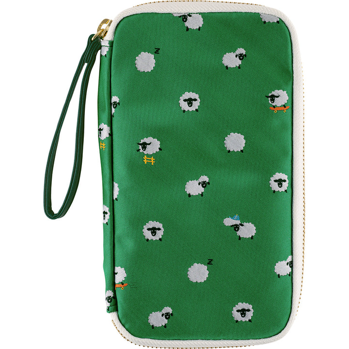 Hobonichi Techo 2027 - Small Drawer Pouch - Bow & Tie: Sheep Sheep Sheep