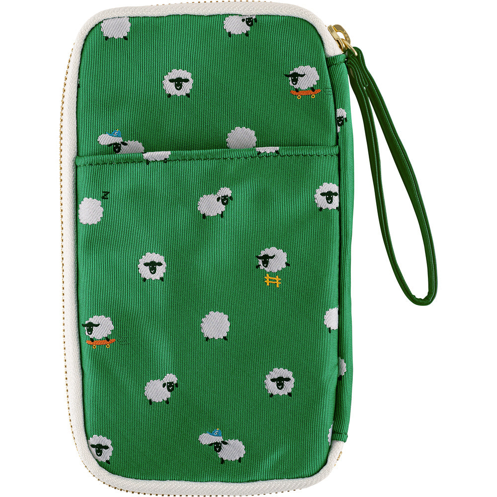 Hobonichi Techo 2027 - Small Drawer Pouch - Bow & Tie: Sheep Sheep Sheep